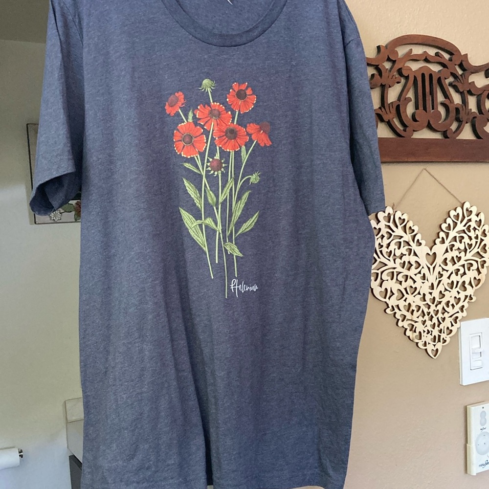 Bella Canvas Heather Blue T-Shirt
